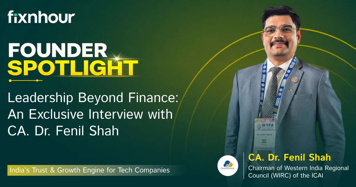 Leadership Beyond Finance: CA. Dr. Fenil Shah