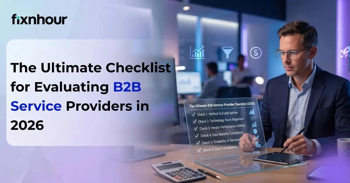   The Ultimate Checklist for Evaluating B2B Providers