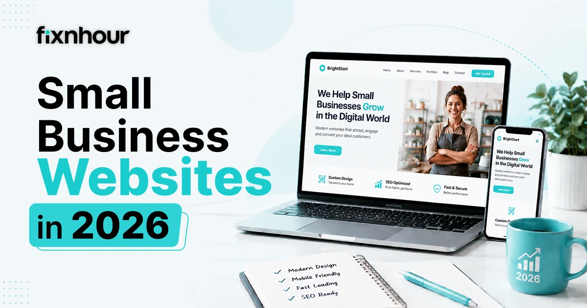 “Small business website growth trends in 2026 with Fixnhour insights